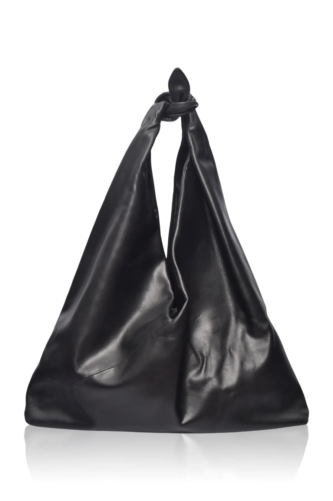 Multi-Tone Oversize Slouchy Knot Detail Pouch Bag with Integrated Shoulder Strap for Casual Daily Matching